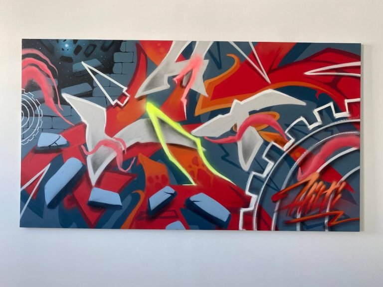 Nouvelle collaboration artistique avec Hilti : œuvres murales et tableaux contemporains
