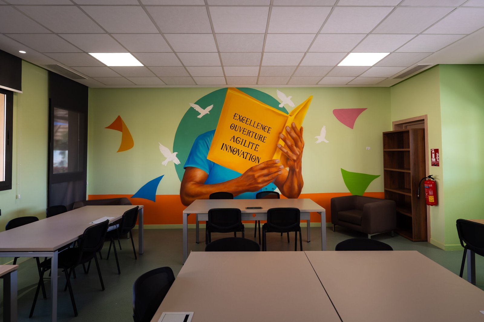 Décoration murale engagée au CFMDV