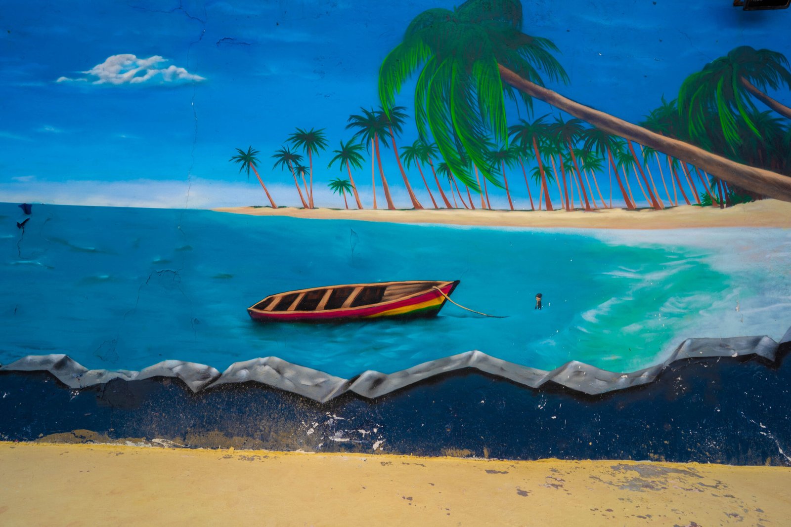 Une fresque artistique immersive à Tahiti Beach