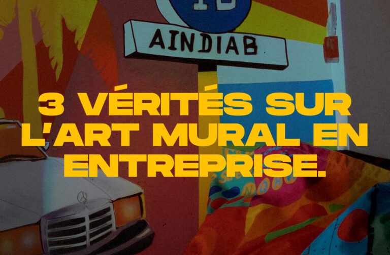 3 vérités sur l'art mural en entreprise