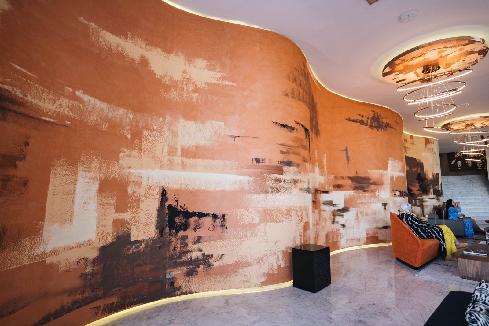 (Après) Décoration murale Placebo de l'hôtel Marina Bay