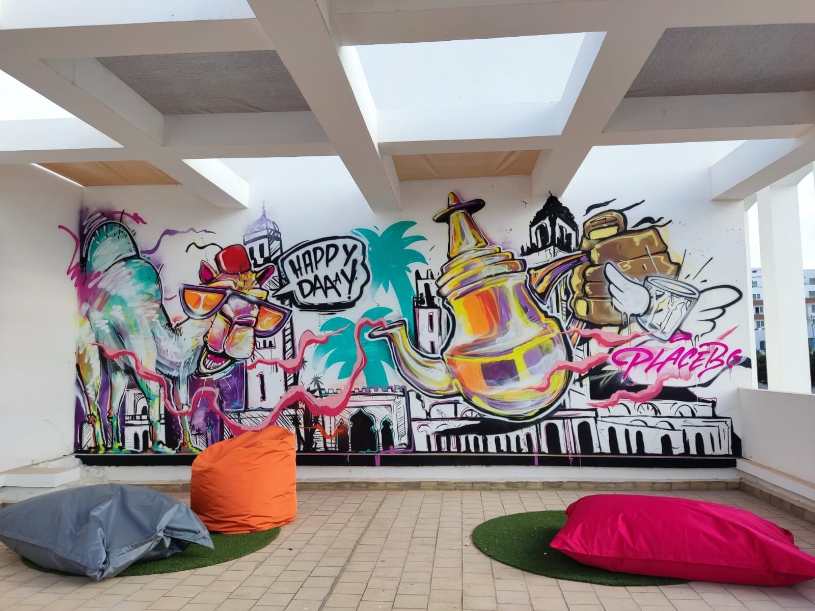 L’art urbain transforme les locaux du CMC à Casablanca