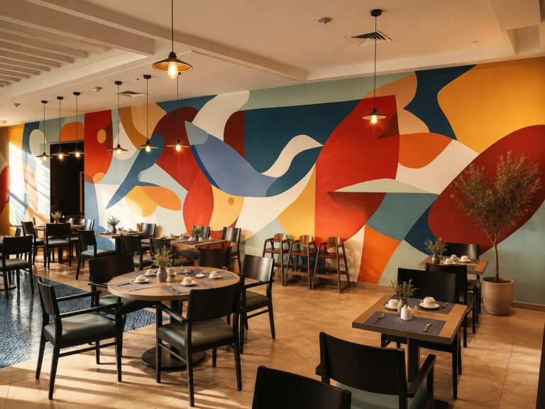 Hôtel Dunes d’Or : la décoration murale réinvente l’expérience hôtelière
