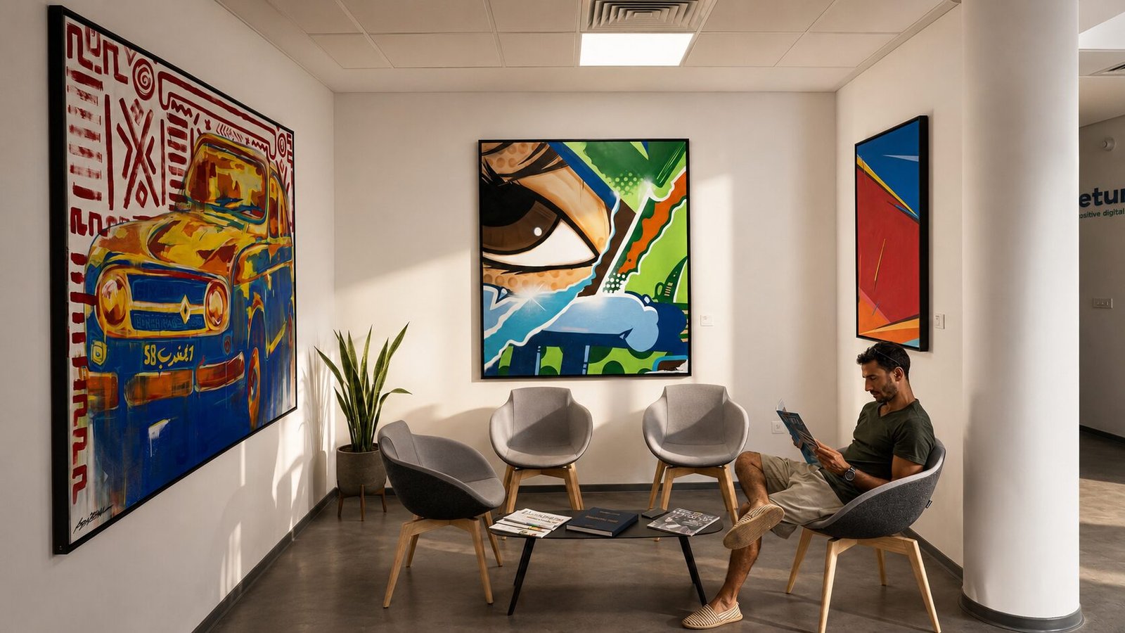Inetum Casablanca : la décoration murale au cœur de la transformation digitale