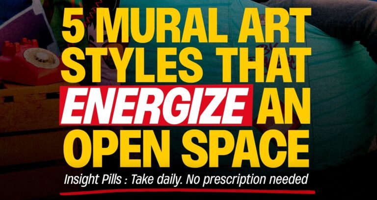 5 styles de peinture murale boostant la créativité en Open Space